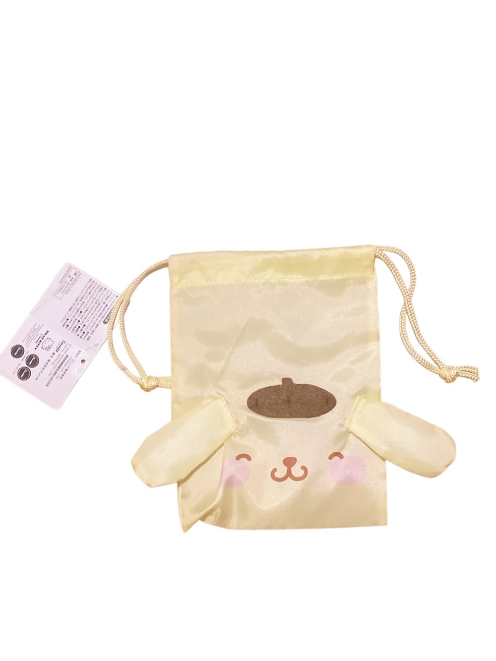 🛍️3/$20🛍️ Sanrio Pompompurin Soft Yellow Small Drawstring Pouch